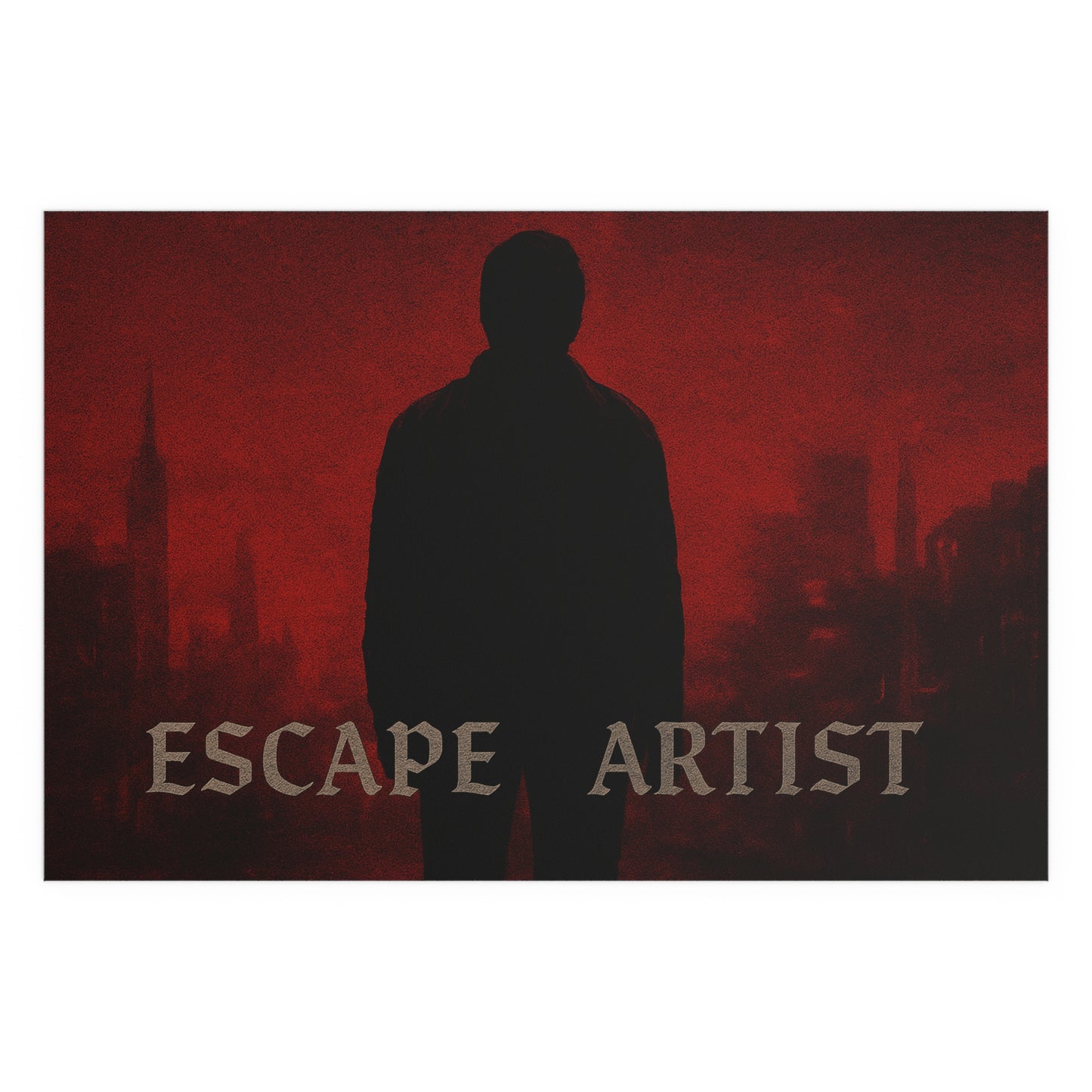 Escape Artist Silk Poster, Wall Decor for Art Lovers, Home Decoration, Unique Gift, Indoor Outdoor Art