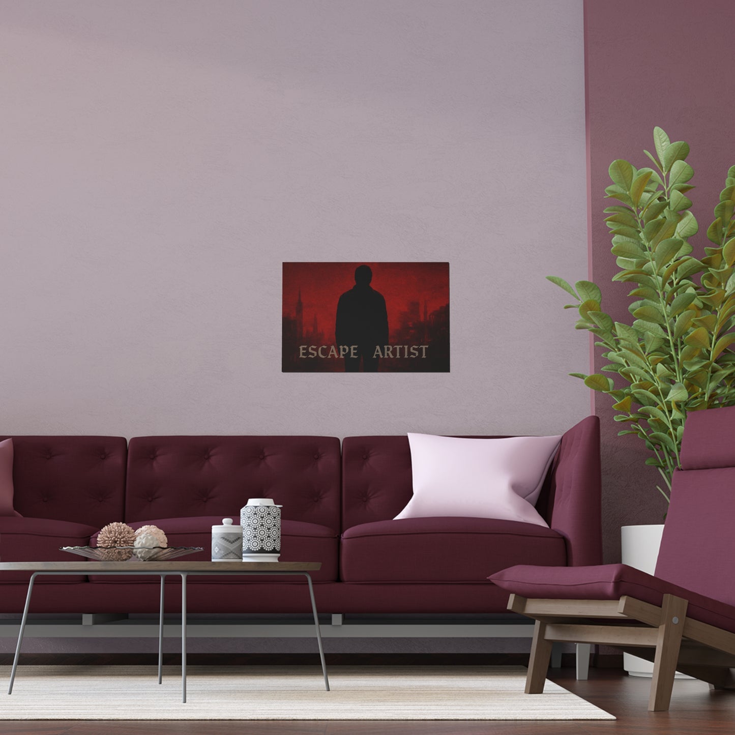 Escape Artist Silk Poster, Wall Decor for Art Lovers, Home Decoration, Unique Gift, Indoor Outdoor Art