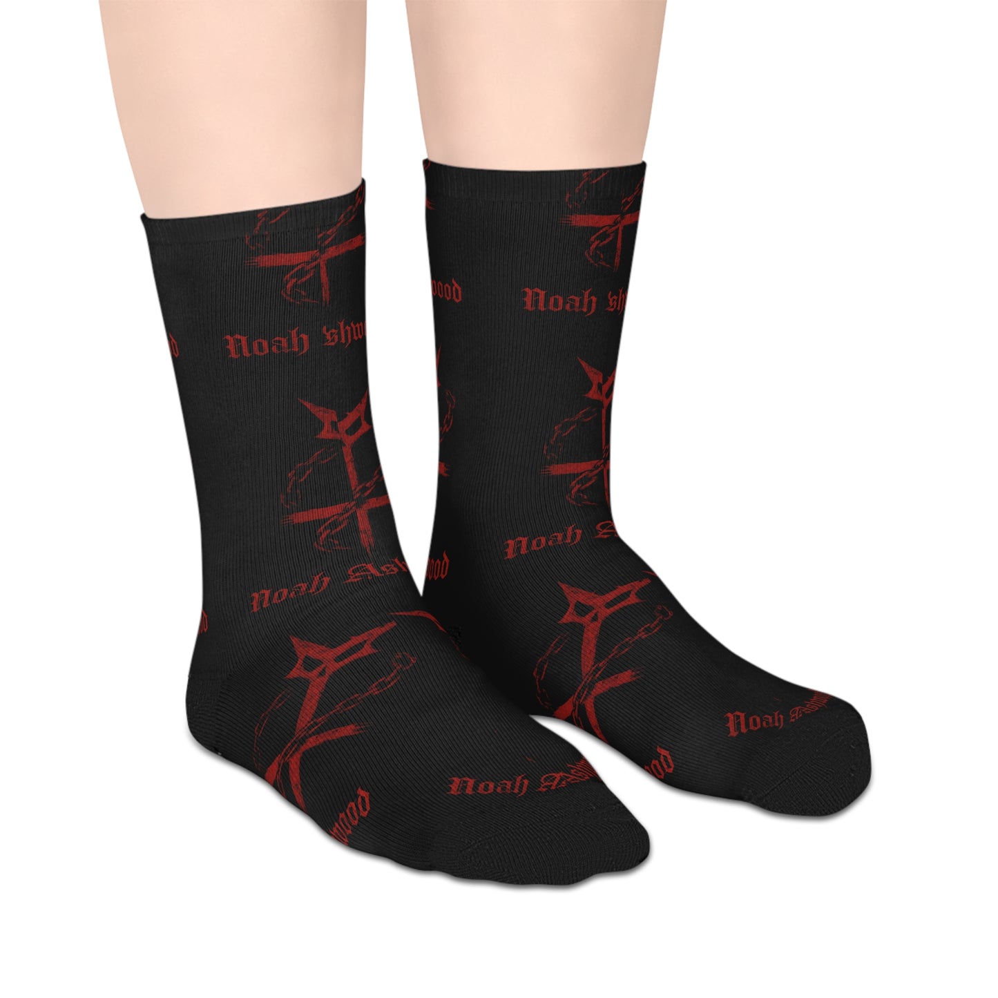 Noah's Vibe Mid-Length Socks - Stylish & Comfortable Footwear for Everyday Casual & Gifts - Perfect for Holidays, Chill Days, and More!