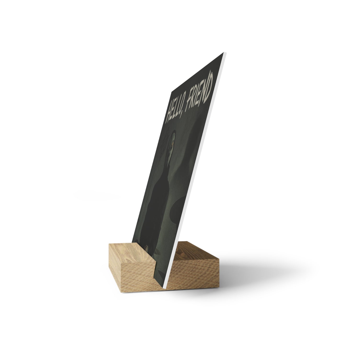 Hello, Friend Gallery Board Stand, Display Art, Gift for Friends, Home Decor, Unique Art Piece, Wall Art