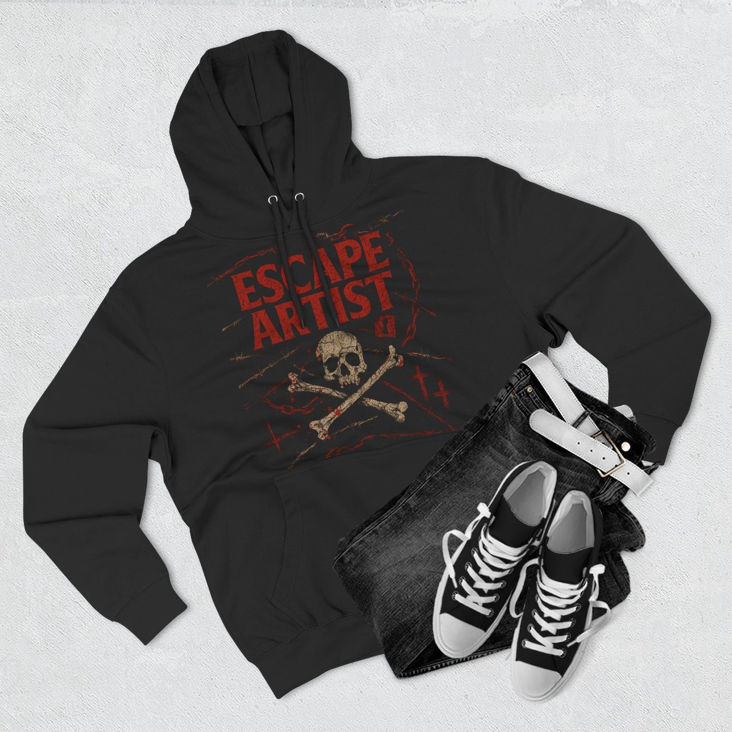 Escape artist “you heard the chains drop?” Hoodie