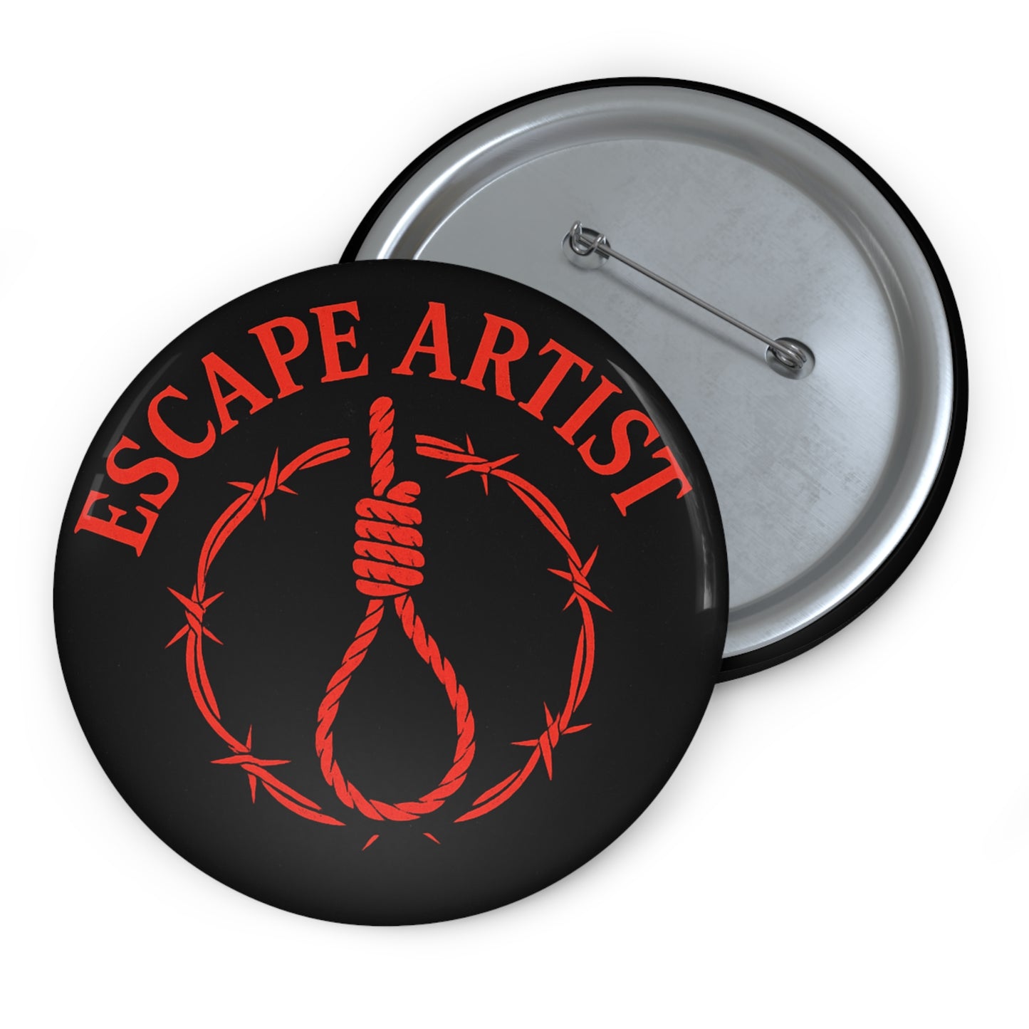 Escape Artist Pin Buttons | Unique Accessories, Gift Ideas, Fashion Flair, Statement Pins, Collectible Badges