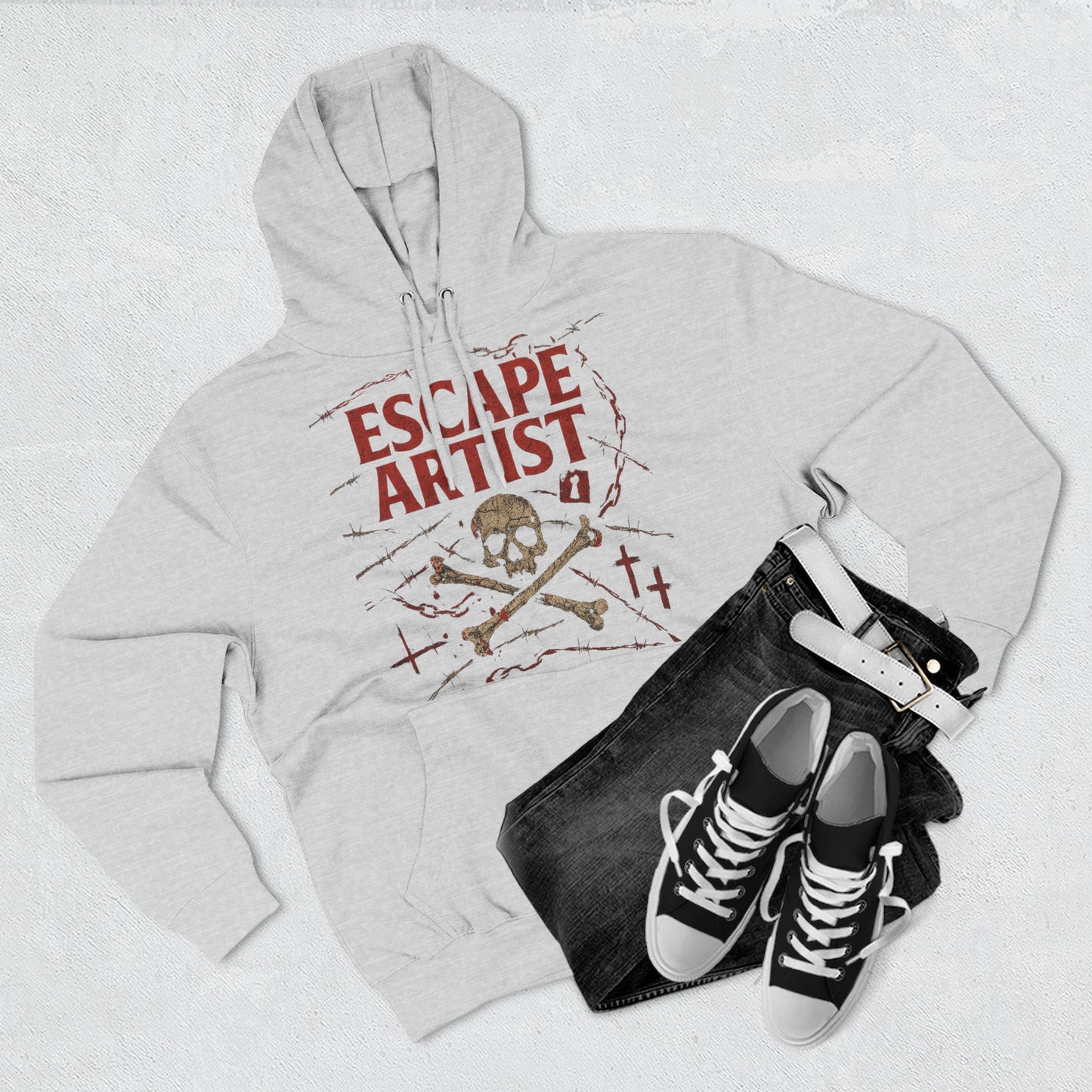 Escape artist “you heard the chains drop?” Hoodie