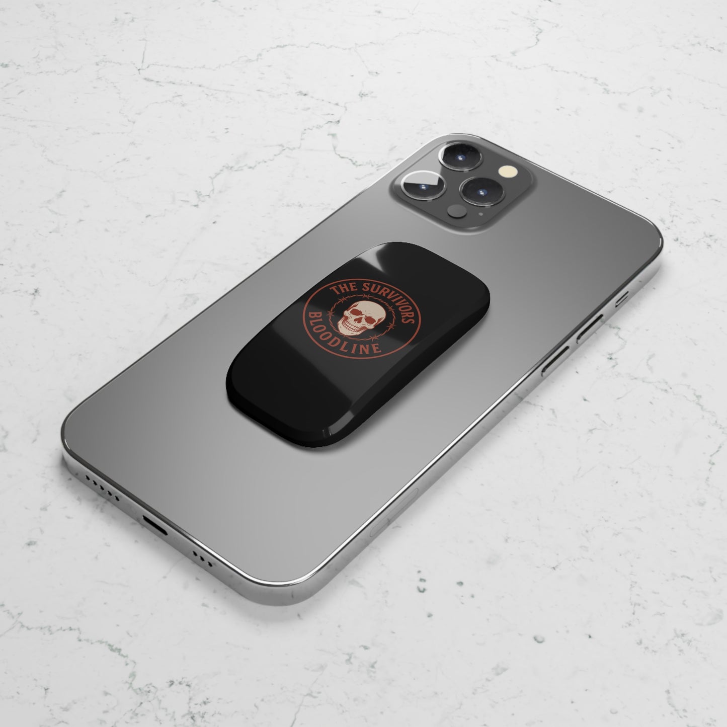 The Survivors Bloodline, Unique Phone Accessory, Ideal for Gamers, Trendy Gift for Him, Halloween Decor, Fun Phone Stand