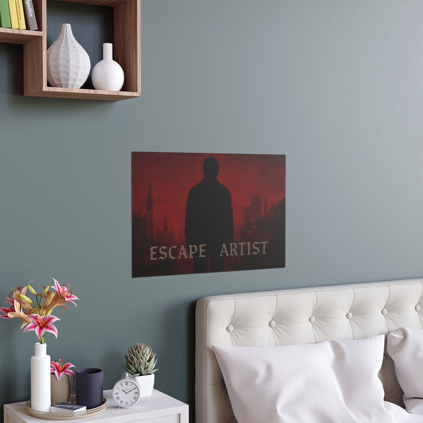 Escape Artist Silk Poster, Wall Decor for Art Lovers, Home Decoration, Unique Gift, Indoor Outdoor Art