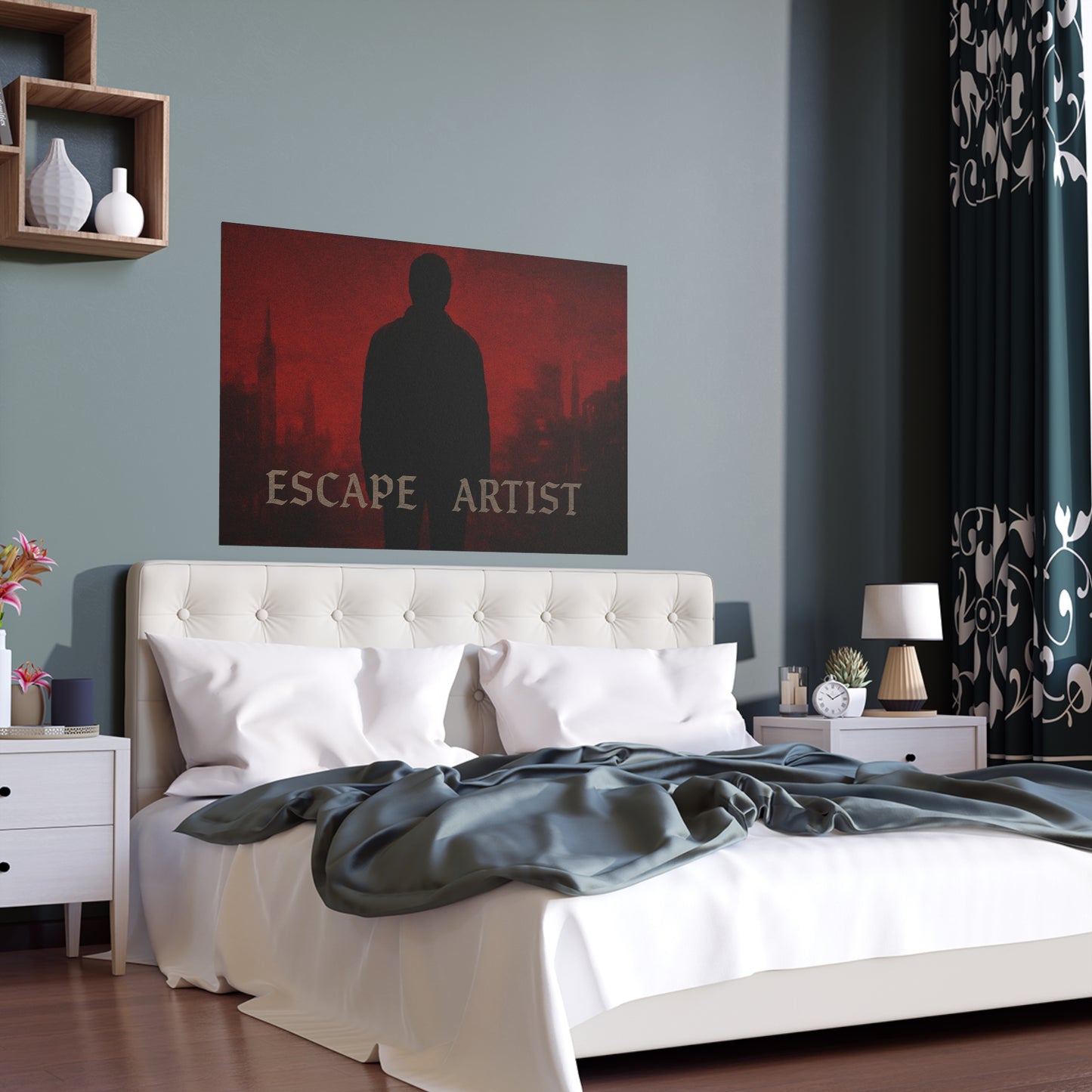 Escape Artist Silk Poster, Wall Decor for Art Lovers, Home Decoration, Unique Gift, Indoor Outdoor Art
