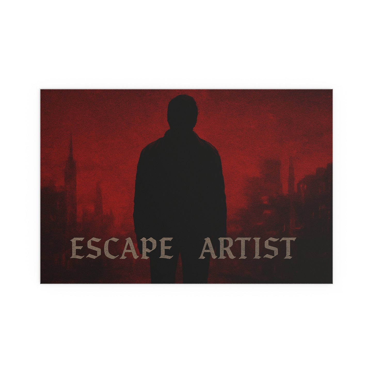 Escape Artist Silk Poster, Wall Decor for Art Lovers, Home Decoration, Unique Gift, Indoor Outdoor Art