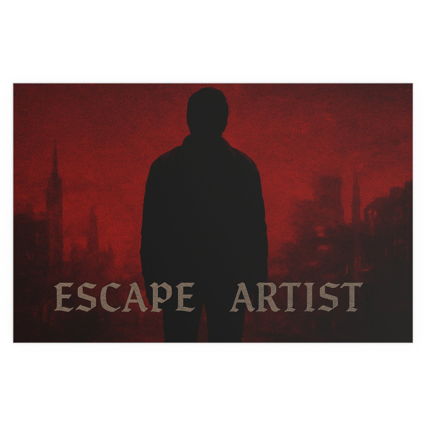 Escape Artist Silk Poster, Wall Decor for Art Lovers, Home Decoration, Unique Gift, Indoor Outdoor Art