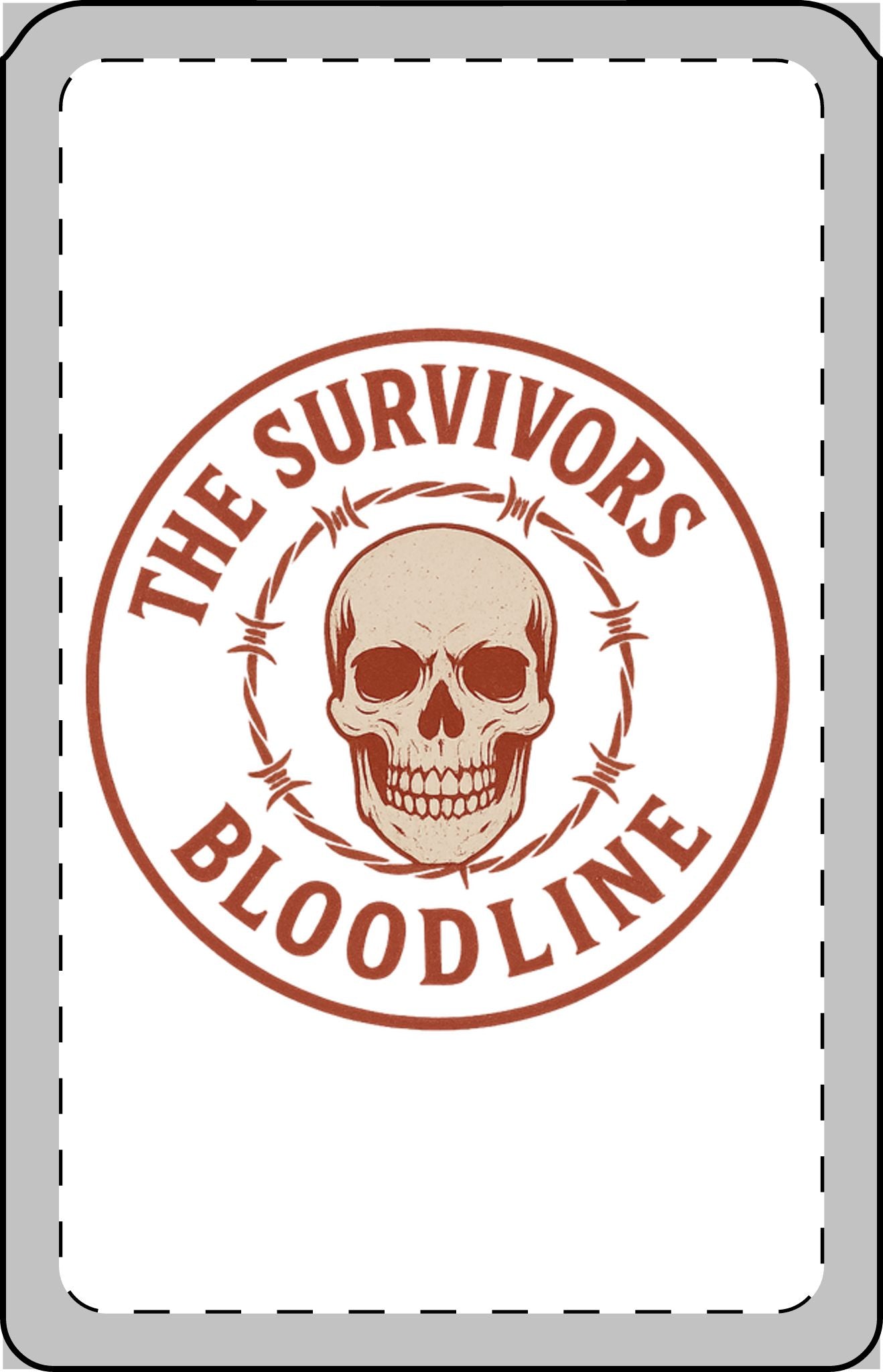 The Survivors Bloodline vegan phone wallet