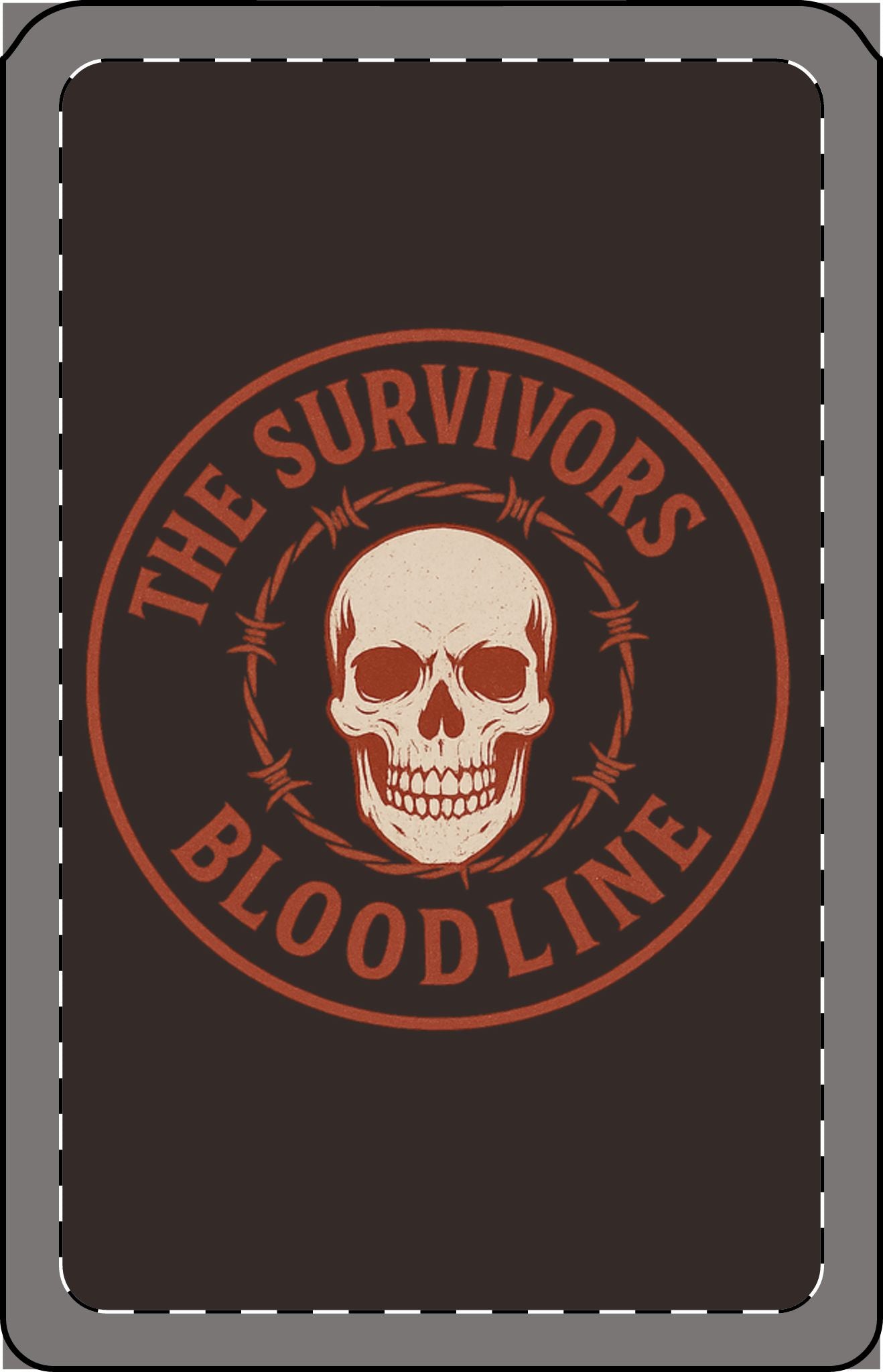 The Survivors Bloodline vegan phone wallet
