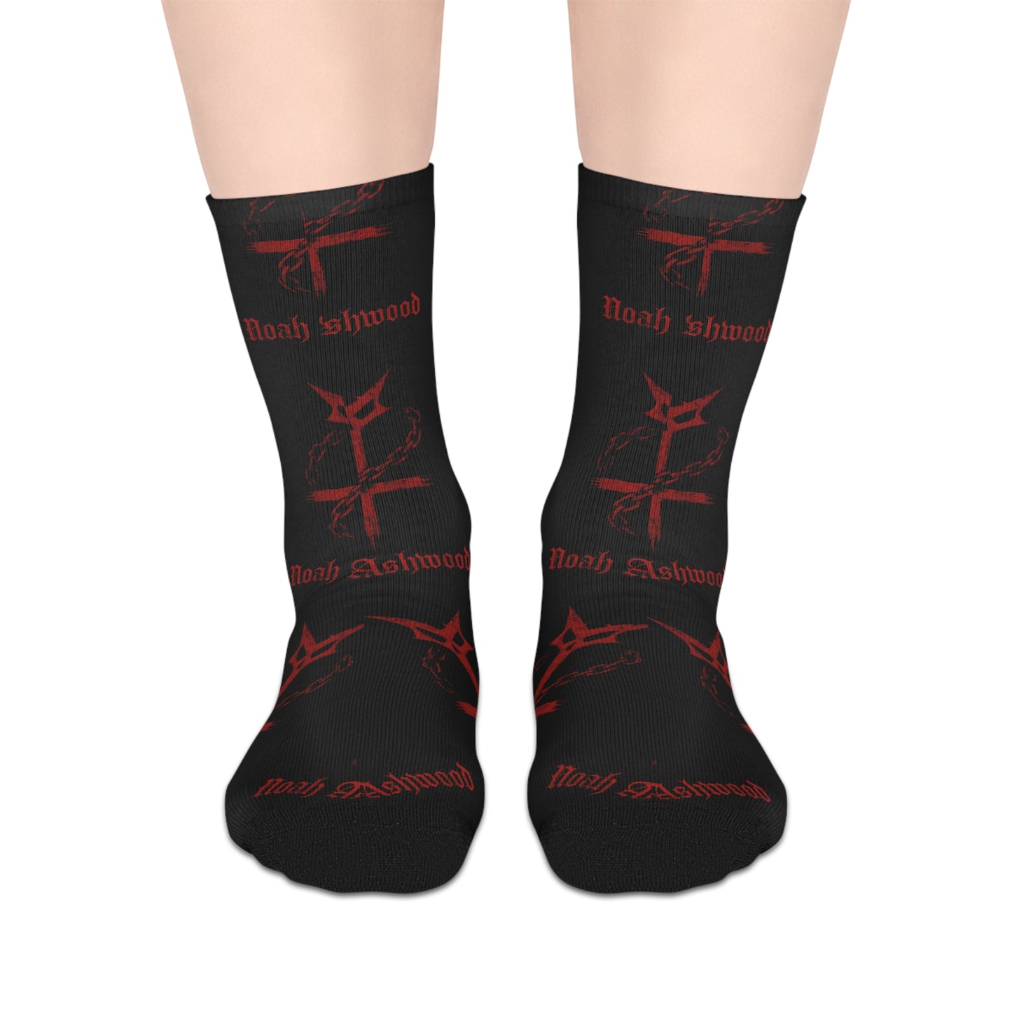 Noah's Vibe Mid-Length Socks - Stylish & Comfortable Footwear for Everyday Casual & Gifts - Perfect for Holidays, Chill Days, and More!