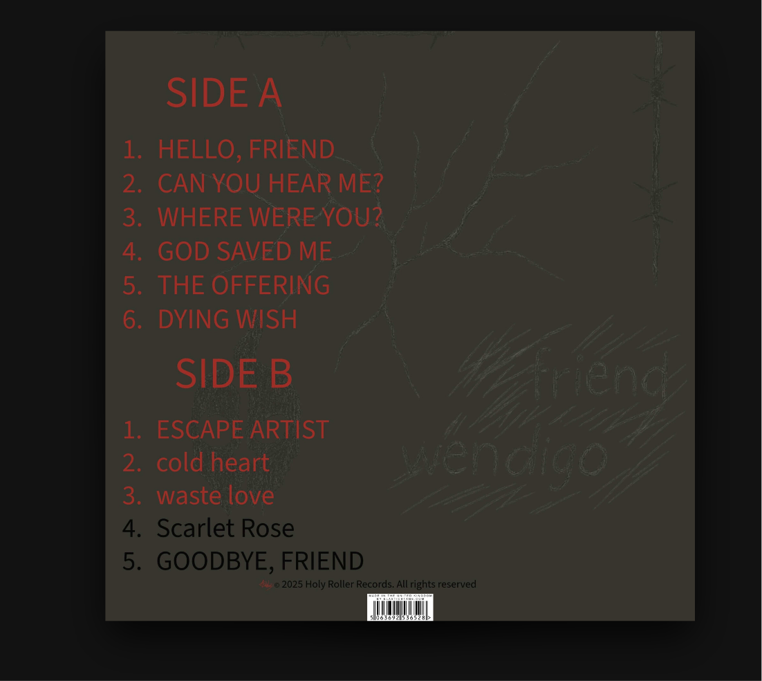 HELLO, FRIEND vinyl