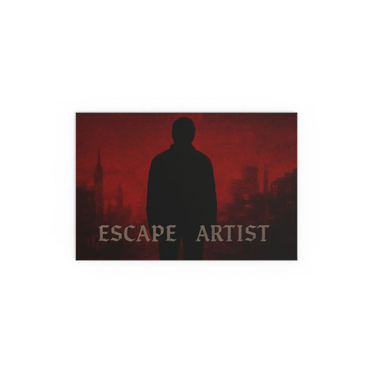 Escape Artist Silk Poster, Wall Decor for Art Lovers, Home Decoration, Unique Gift, Indoor Outdoor Art