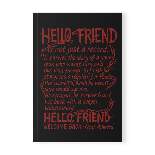 Hello, Friend Softcover Notebook