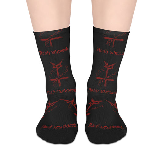 Noah's Vibe Mid-Length Socks - Stylish & Comfortable Footwear for Everyday Casual & Gifts - Perfect for Holidays, Chill Days, and More!